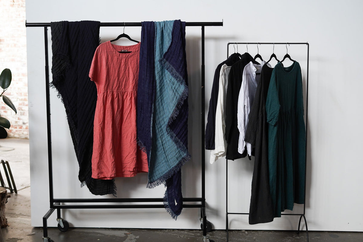 Two Toned Blanket - European Linen